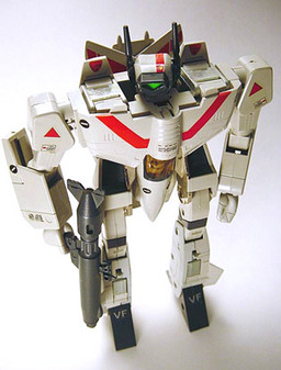 VF-1J Valkyrie (Ichijou Hikaru Use) (Battroid Valkyrie), Choujikuu Yousai Macross, Takatoku Toys, Action/Dolls, 1/55