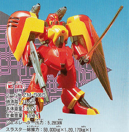 ZM-S06S Zoloat (MS In Pocket), Kidou Senshi Victory Gundam, Bandai, Action/Dolls