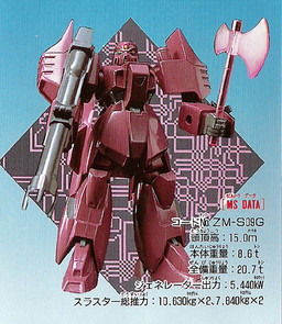 ZM-S09G Tomliat (MS In Pocket), Kidou Senshi Victory Gundam, Bandai, Action/Dolls