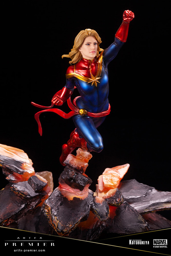 Captain Marvel, Captain Marvel, Kotobukiya, Pre-Painted, 1/10, 4934054016471