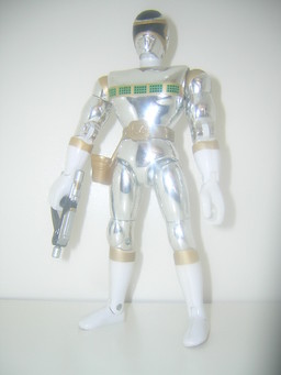 Mega Silver, Denji Sentai Megaranger, Bandai, Action/Dolls
