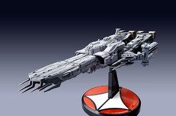 SDF-1 Macross (Movie Color Edition), Choujikuu Yousai Macross, Wave, Action/Dolls, 1/5000