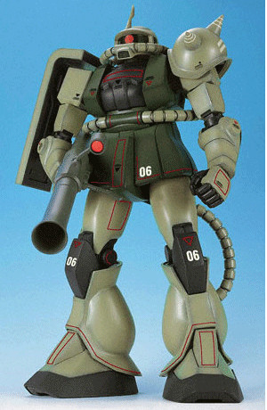 MS-06F Zaku II (Real Type Color), Kidou Senshi Gundam, Bandai, Action/Dolls, 1/35, 4543112385321