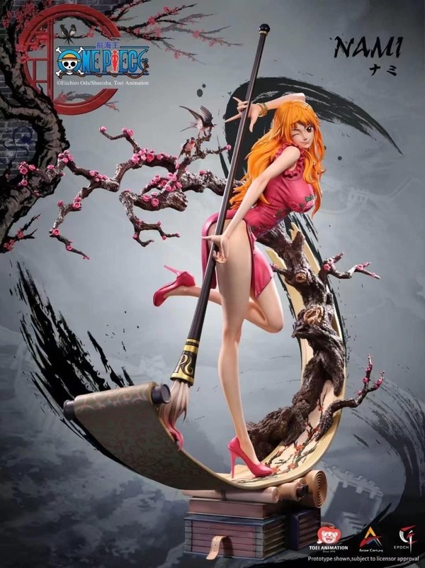 Nami, One Piece, Epoch Studios, Pre-Painted, 1/4