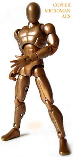 Aes (Copper) (Shining-Coat Edition), Microman, Takara, Action/Dolls