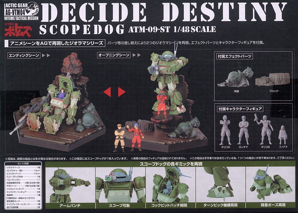 ATM-09-ST Scopedog (Actic Gear Votoms Tactical Mission), Soukou Kihei VOTOMS, Takara Tomy, Action/Dolls, 1/48