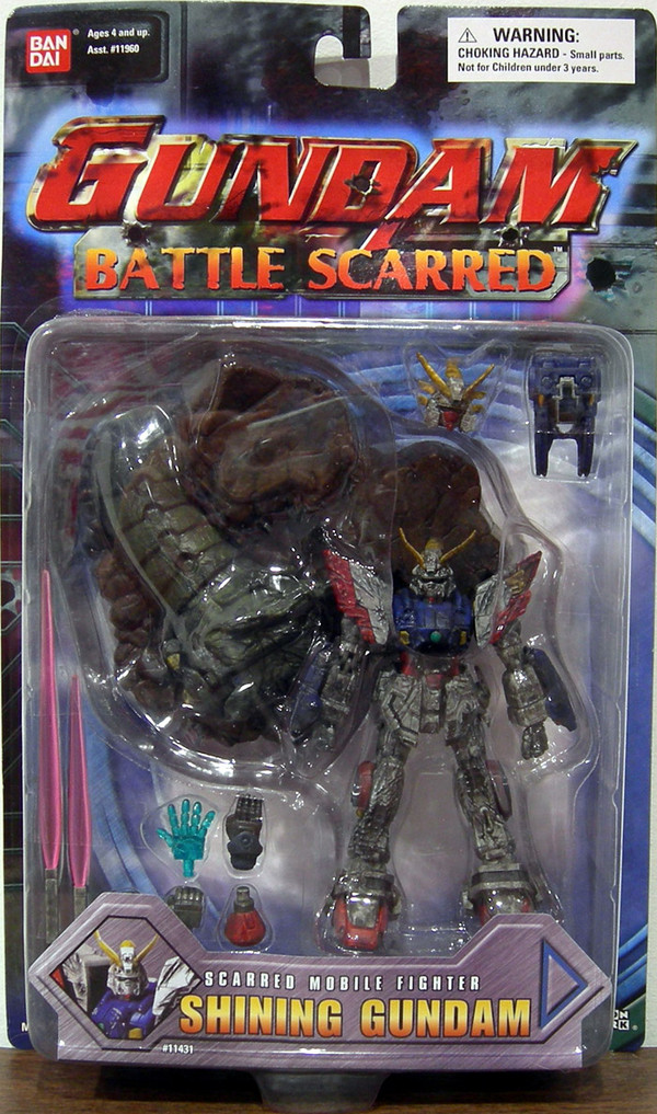 GF13-017NJ Shining Gundam (Battle Scarred), Kidou Butouden G Gundam, Bandai, Action/Dolls