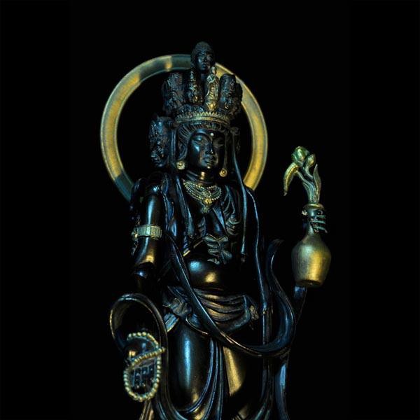 Juuichimen Kannon (black copper tone), Kaiyodo, Action/Dolls