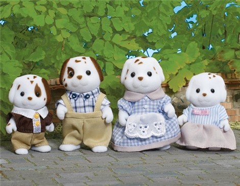 Chocolate Dalmatian Inu Okaa-san, Sylvanian Families, Epoch, Action/Dolls