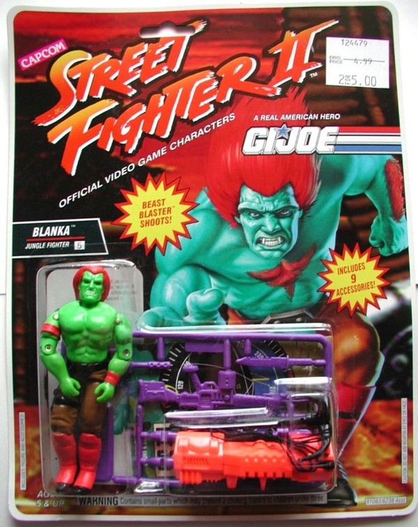 Blanka, Street Fighter II, Hasbro, Action/Dolls