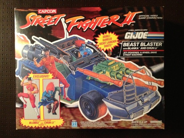 Blanka (Blue variant), Street Fighter II, Hasbro, Action/Dolls