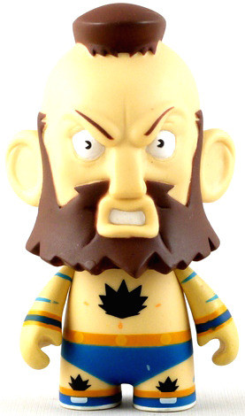 Zangief (Blue variant), Street Fighter II, Kidrobot, Action/Dolls
