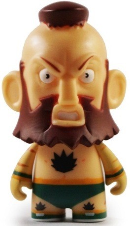 Zangief (Green variant), Street Fighter II, Kidrobot, Action/Dolls