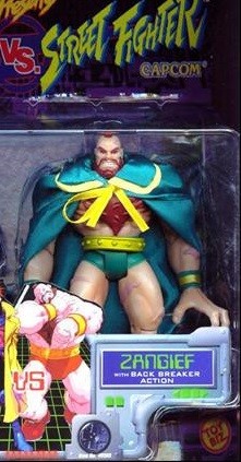 Zangief (Green variant), Street Fighter, Street Fighter II, Toybiz, Action/Dolls