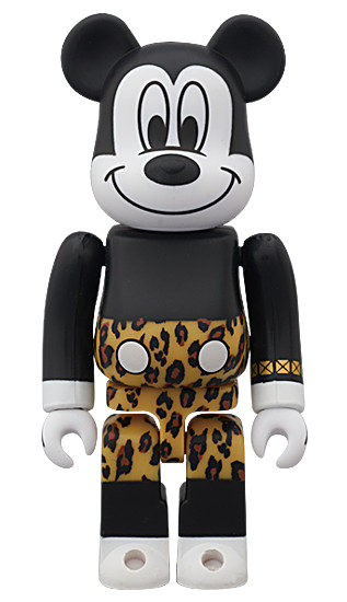 Mickey Mouse (Punk Leopard), Disney, Medicom Toy, Action/Dolls