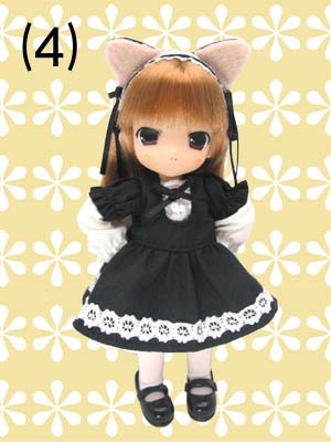 Chokochoko Remiru, Remiru [109408] (Neko Dress, Black), Mama Chapp Toy, Obitsu Plastic Manufacturing, Action/Dolls, 1/6