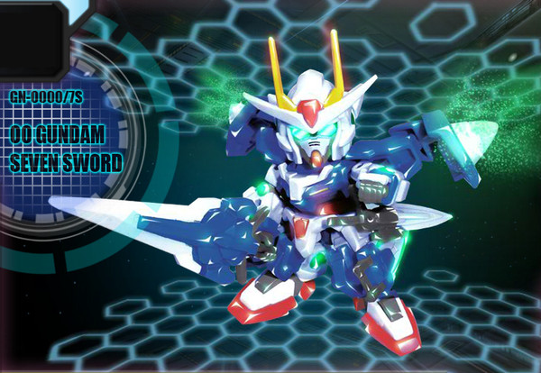 GN-0000/7S 00 Gundam Seven Sword, Kidou Senshi Gundam 00V, Bandai, Action/Dolls