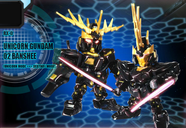 RX-0 Unicorn Gundam 02 "Banshee", Kidou Senshi Gundam UC, Bandai, Action/Dolls