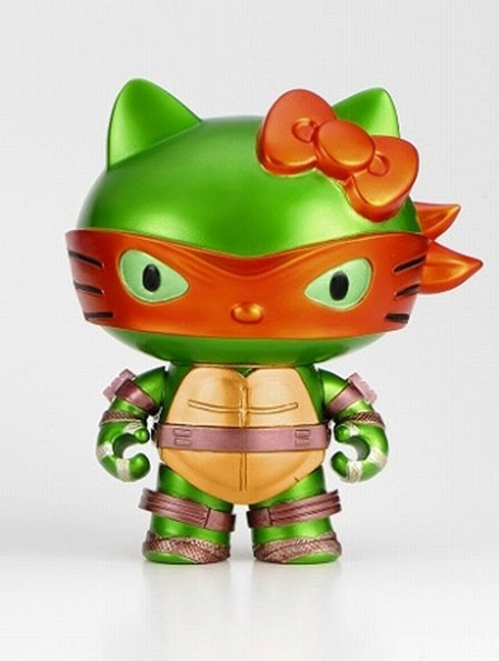 Hello Kitty, Michelangelo, Hello Kitty, Teenage Mutant Ninja Turtles (2012 TV Series), Dreams Come True, Action/Dolls