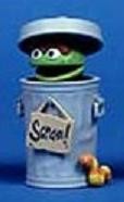 Oscar the Grouch, Sesame Street, Medicom Toy, Action/Dolls