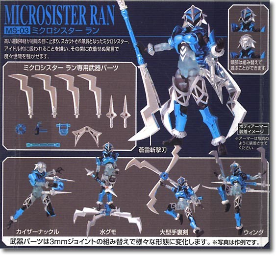 Ran, Microman, Takara, Action/Dolls