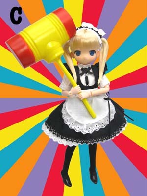 Okkina Weapon (Black Maid (Blonde, Smile )), Mama Chapp Toy, Obitsu Plastic Manufacturing, Action/Dolls, 1/6