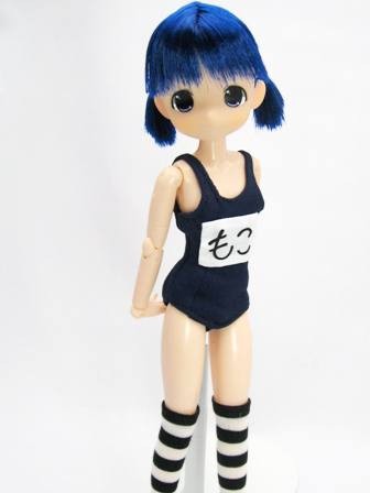 Moko-chan [110639] (Navy blue sailor x navy blue swimsuit x dark blue hair), Mama Chapp Toy, Obitsu Plastic Manufacturing, Action/Dolls, 1/6