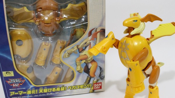 Patamon, Pegasmon (Digivolving), Digimon Adventure 02, Bandai, Action/Dolls