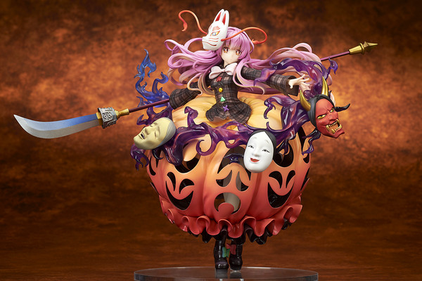 Hata no Kokoro (Hyoujou Yutakana Poker Face, Extra Color), Touhou Project, Ques Q, Pre-Painted, 1/8, 4560393841988