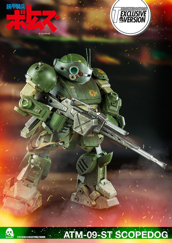 ATM-09-ST Scopedog (Heavy Weathering), Soukou Kihei VOTOMS, ThreeZero, Action/Dolls, 1/12
