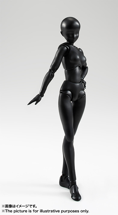 Body-chan (Solid Black Color), Bandai, Action/Dolls, 4549660112037