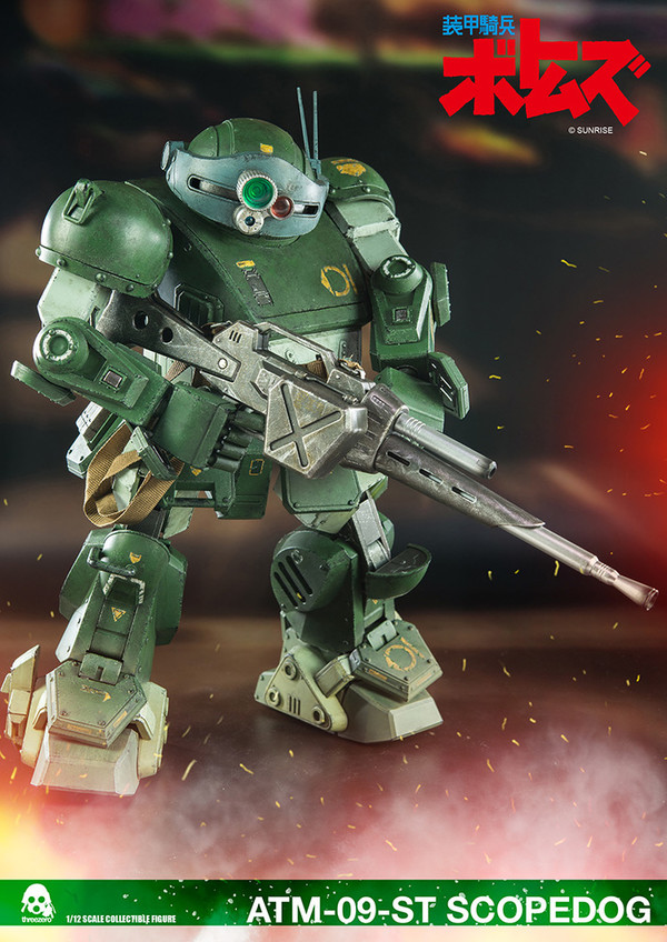 ATM-09-ST Scopedog, Soukou Kihei VOTOMS, ThreeZero, Action/Dolls, 1/12, 4543736263197