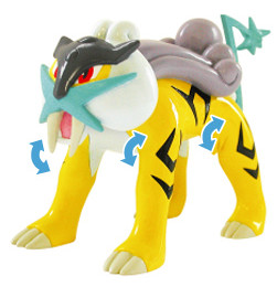 Raikou, Gekijouban Pocket Monsters Diamond & Pearl: Gen'ei No Hasha Zoroaaku, Takara Tomy A.R.T.S, Action/Dolls