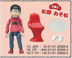 Matsuno Osomatsu, Osomatsu-san, Re-Ment, Action/Dolls, 4521121203058