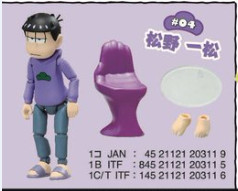 Matsuno Ichimatsu, Osomatsu-san, Re-Ment, Action/Dolls, 4521121203119