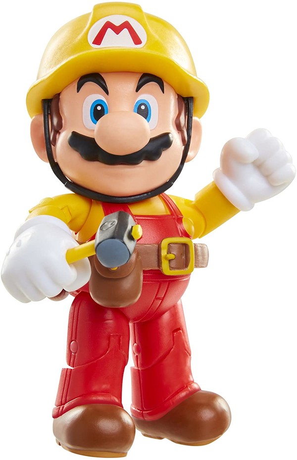 Mario (Maker Mario), Super Mario Brothers, Super Mario Maker, Jakks Pacific, Action/Dolls