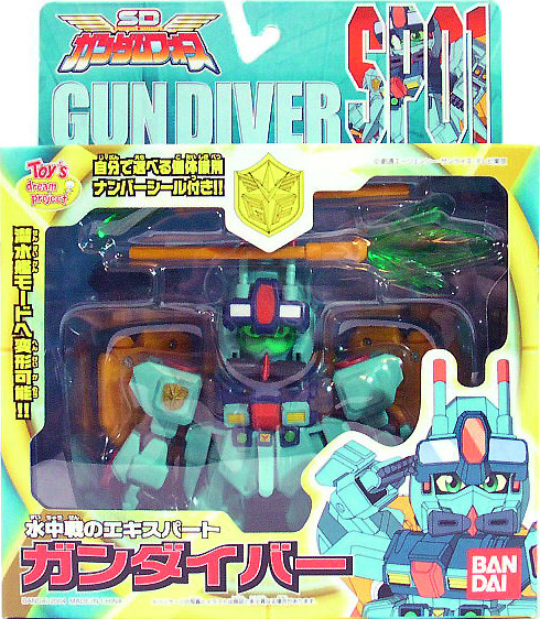 GunDiver, SD Gundam Force, Bandai, Action/Dolls