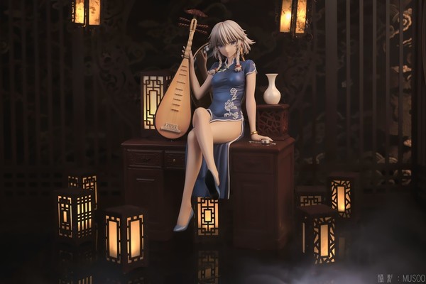 Izayoi Sakuya (China Blue), Touhou Project, Epic Works, Pre-Painted, 1/7