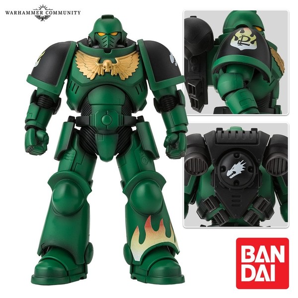 Primaris Space Marine (Salamanders), Warhammer 40, 000, Bandai, Action/Dolls