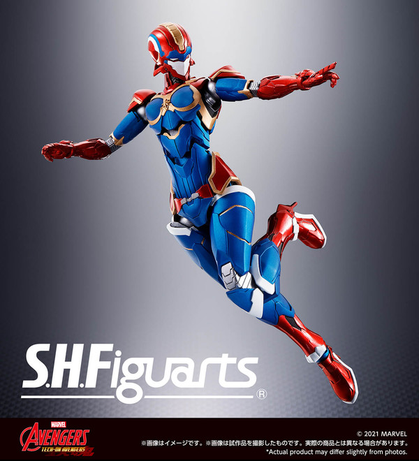 Captain Marvel, Tech-on Avengers, Bandai Spirits, Action/Dolls