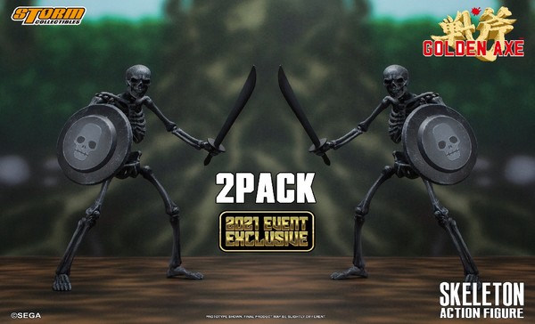 Skeleton (Gray), Golden Axe, Storm Collectibles, Action/Dolls, 1/12