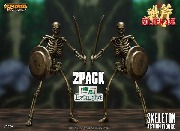 Skeleton (Gold), Golden Axe, Storm Collectibles, Action/Dolls, 1/12