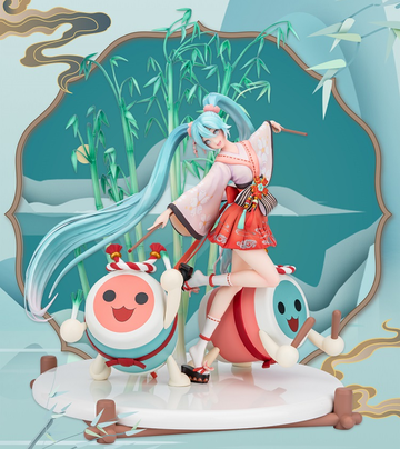 Miku Hatsune, Wada Don, Wada Katsu (Hatsune Miku x Taiko no Tatsujin), Miku, Vocaloid, Bandai Namco Entertainment Inc., Pre-Painted
