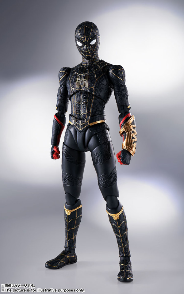 Peter Parker, Spider-Man (Black & Gold Suit), Spider-Man: No Way Home, Bandai Spirits, Action/Dolls, 4573102620927