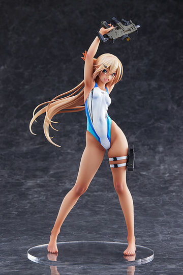 Sueibu No Kouhai (-chan Blue Line Swimsuit), ARMS NOTE, AMAKUNI, Pre-Painted, 1/7