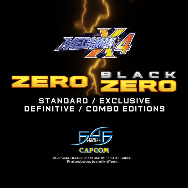 Zero (Black, Standard Edition), Rockman X4, First 4 Figures, Pre-Painted