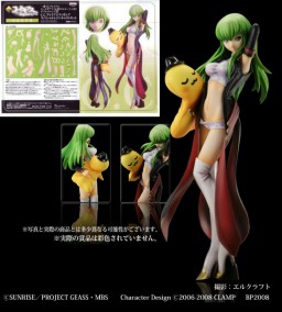 C.C., Cheese-kun, Code Geass - Hangyaku No Lelouch, Banpresto, Garage Kit, 1/6
