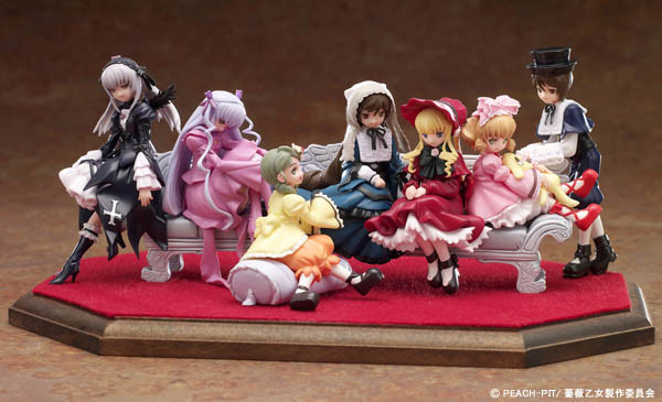 Barasuishou, Hina Ichigo, Kanaria, KunKun, Shinku, Souseiseki, Suigintou, Suiseiseki (Couch Set), Rozen Maiden, Rozen Maiden Träumend, Tsuruya☆Plus!, Garage Kit, 1/12
