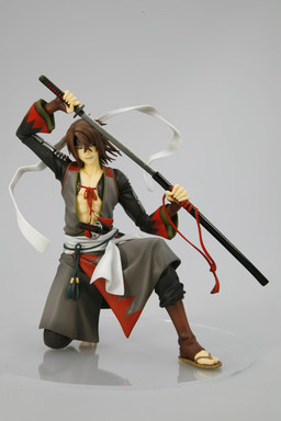Okita Souji (Gassen), Hakuouki Shinsengumi Kitan, Movic, Pre-Painted, 1/10, 4934054779819