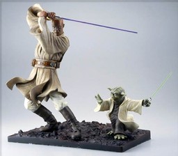 Mace Windu, Yoda (Episode 2), Star Wars: Episode II – Attack Of The Clones, Kotobukiya, Pre-Painted, 1/7